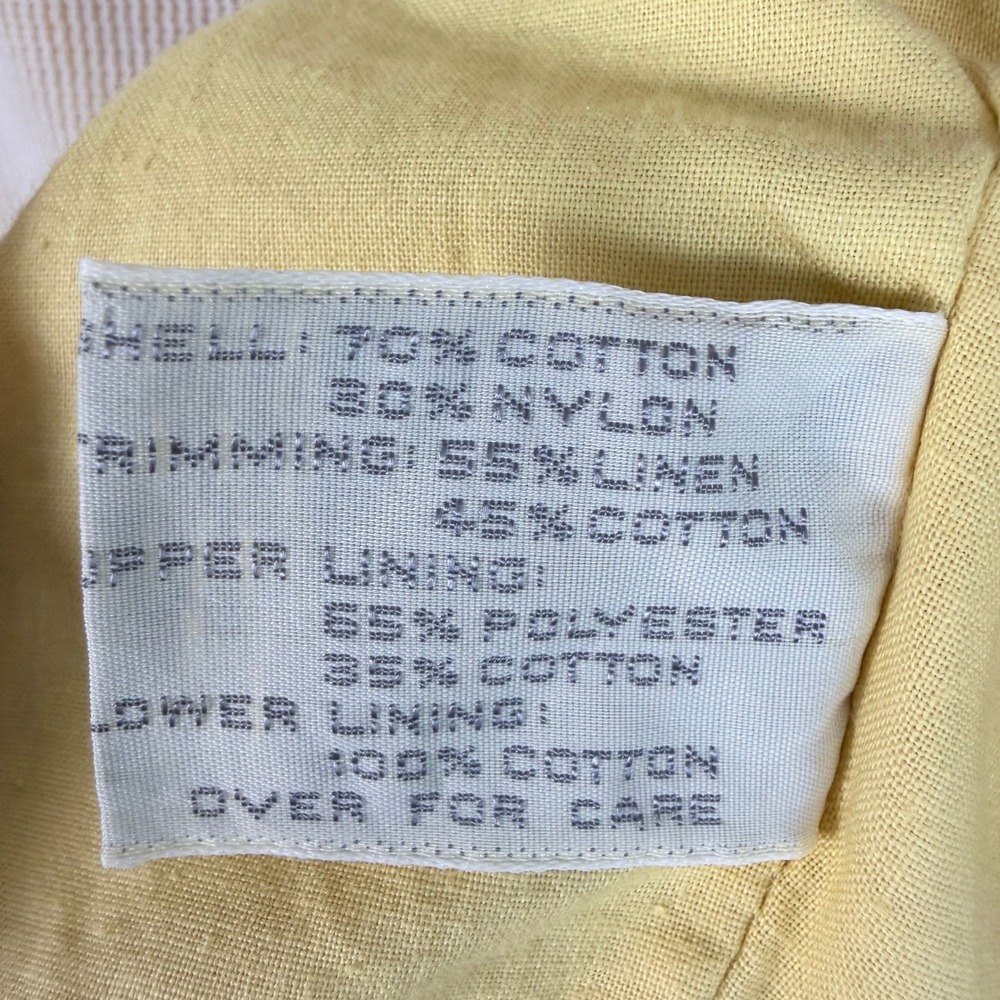 J.L. Colebrook Women's M Yellow Hooded Utility Jacket Mixed Media Gorpcore - Picture 13 of 13